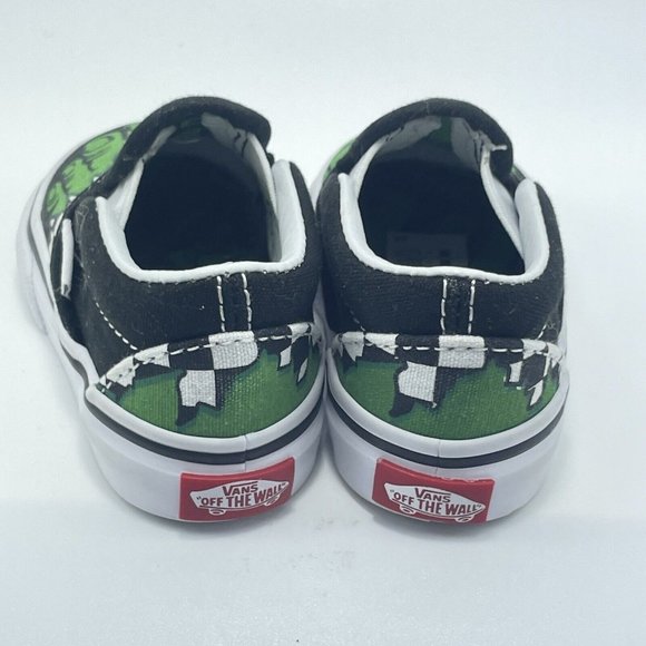 Vans Marvel Incredible Hulk Collab Checkerboard Slip-On Shoes Toddler  Size 2.5 - Picture 3 of 7
